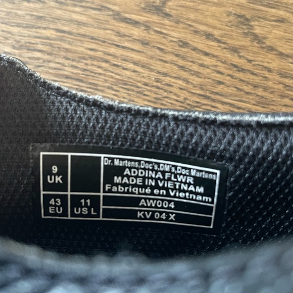 Doc Martens Mary Janes - ADDINA FLOWER BUCKLE LEATHER PLATFORM SHOES - Picture 5 of 6